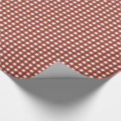 ジンガ赤と白ム ラッピングペーパー (角)