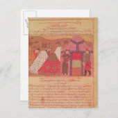 ジンギスカンはテントの外にいる ポストカード (正面/裏面)