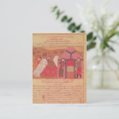 ジンギスカンはテントの外にいる ポストカード (スタンド正面)