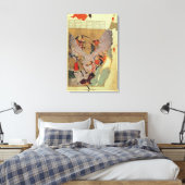 ジンギスカン(c.1162-1227)で戦っ中国のている キャンバスプリント (インサイチュ (寝室))