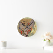 ジンギスカン(c.1162-1227)で戦っ中国のている ラウンド壁時計 (ホーム)