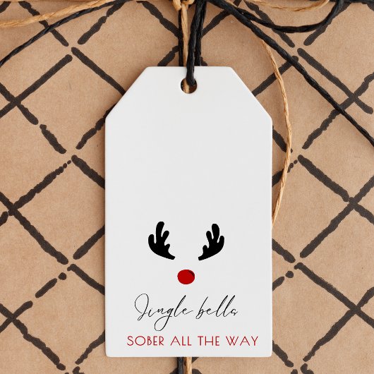 ジンクミニマルルベルズオールウェイクリスマス ギフトタグ