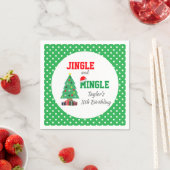 ジンクル・アンド・ミンゲル・バースデー スタンダードカクテルナプキン (インサイチュ)