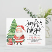 ジンクル＆ミンゲル ホリデーパーティーの招待状 招待状 (スタンド正面)