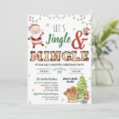 ジングルとイングル醜いセーターパーティー 招待状 (スタンド正面)