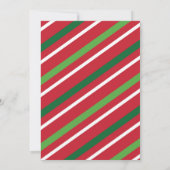 ジングルとミングルのクリスマスパーティー列灯 招待状 (裏面)