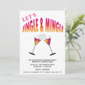 ジングルとミングルカクテルホリデー 招待状 (スタンド正面)