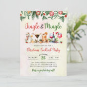 ジングルとミングルクリスマスカクテルパーティー 招待状 (スタンド正面)