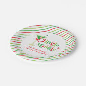 ジングルとミングルクリスマスパーティー ペーパープレート (アングル)