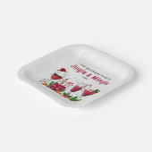 ジングルとミングルクリスマスパーティー ペーパープレート (傾斜あり)