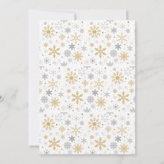 ジングルとミングルクリスマスホリデーディナーパーティー 招待状 (裏面)