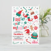ジングルとミングルクリスマスホリデーパーティー 招待状 (スタンド正面)