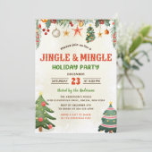 ジングルとミングルクリスマスホリデーパーティー 招待状 (スタンド正面)
