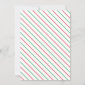 ジングルとミングルクリスマス誕生日 招待状 (裏面)