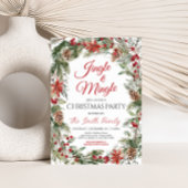 ジングルとミングルホリーベリークリスマスパーティー 招待状