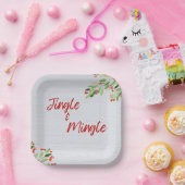 ジングルとミングル紙プレート ペーパープレート (パーティー)