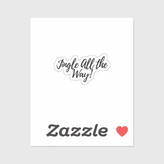 ジングルのオールウェイステッカー シール (シート)