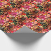 ジングルのサンタの包装紙 ラッピングペーパー (角)