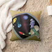 ジングルのジングル少し格言の宇宙の枕 クッション (ブランケット)