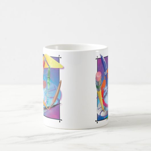 ジングルのジングル少し格言の想像のマグ コーヒーマグカップ (中央)