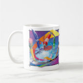 ジングルのジングル少し格言の想像のマグ コーヒーマグカップ (左)