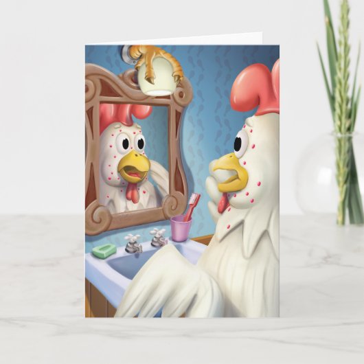 ジングルのジングル少し格言の水疱瘡カード カード (正面)