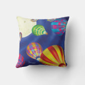 ジングルのジングル少し格言の熱気の気球の枕 クッション (裏面)