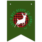 「ジングルの準備をしよう」クリスマス バンティングフラッグ (第3の旗)