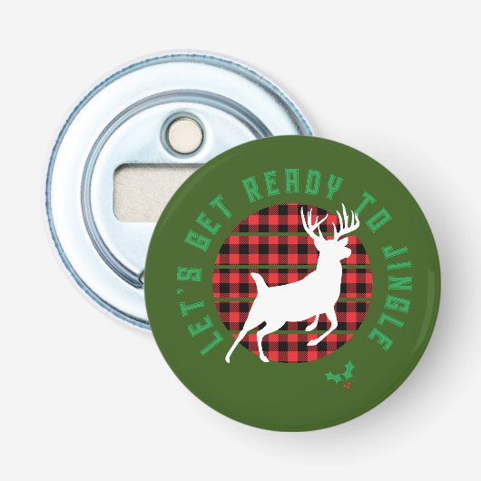 「ジングルの準備をしよう」クリスマス 栓抜き (正面)