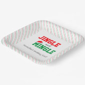 ジングルアンドミングル結婚クリスマスイベント ペーパープレート (傾斜あり)