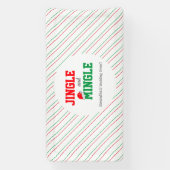 ジングルアンドミングル結婚クリスマスイベント 横断幕 (縦)