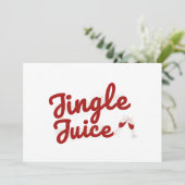 ジングルジュースのホリデーパーティーカード シーズンカード (スタンド正面)