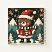 ジングルベア – サンタのフォレストパレード ノートブック (裏面)