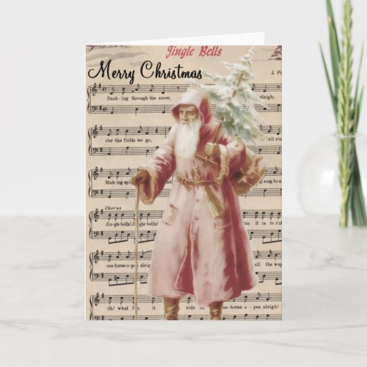 ジングルベルのクリスマスカード シーズンカード (正面)