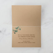 ジングルベルのヒイラギの休日のクリスマスの挨拶状 シーズンカード (内部)