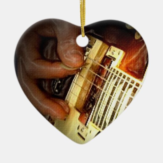 ジングルベルの石のクリスマスのオーナメント セラミックオーナメント (正面)