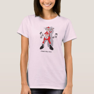 ジングルベルの石の女性のTシャツ Tシャツ