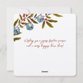 ジングルベルグリーティング シーズンカード (裏面)