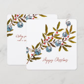 ジングルベルグリーティング シーズンカード (正面/裏面)