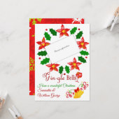 ジングルベルズホリデーギフトカードホルダー カード (正面/裏面インサイチュ)