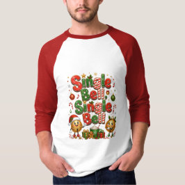ジングルベル クリスマス 休日 祝賀 Tシャツ