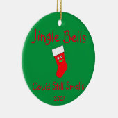 ジングルベル,コビッド,まだセラミックの香りがするオーナメント セラミックオーナメント (右)