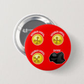 ジングルベル、ジングルベル、ジングルベルの石! 缶バッジ (正面&裏面)