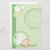 ジングルベル 便箋 (正面/裏面)