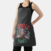 ジングル地獄クリスマスクランプスエブティッククリスマス エプロン (インサイチュ)