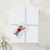 ジングル小妖精や小人（マギンティ） ギフトタグ (より糸付き)