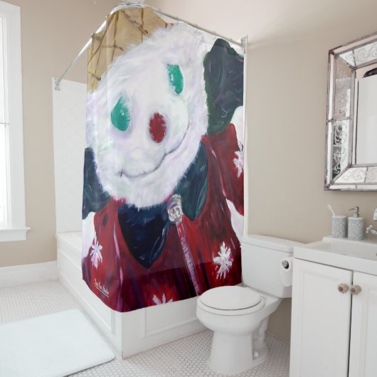 ジングル熊 シャワーカーテン (インサイチュ)