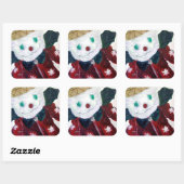 ジングル熊 スクエアシール (シート)