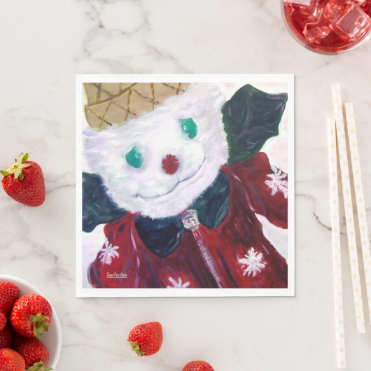 ジングル熊 スタンダードランチョンナプキン (インサイチュ)