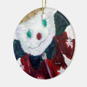 ジングル熊 セラミックオーナメント (左)